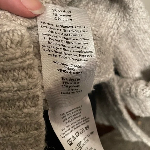 Women's Cowl Neck Tunic Sweater M - Picture 7 of 9